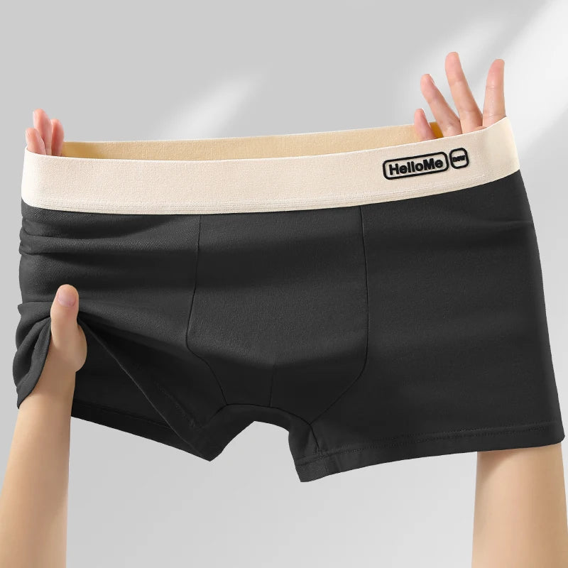 Men's Cotton Boxer Shorts - Breathable Anti Bacterial Boxers With Elastic Waistband - ZOOMNSTORE