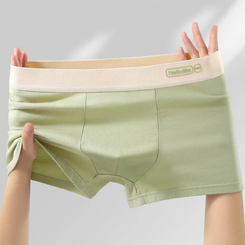 Men's Cotton Boxer Shorts - Breathable Anti Bacterial Boxers With Elastic Waistband - ZOOMNSTORE