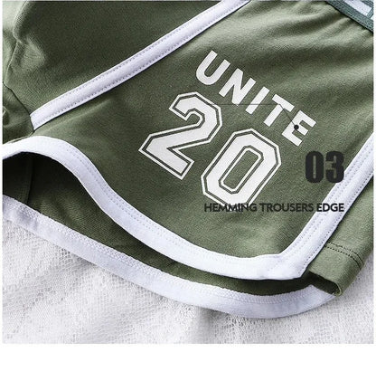 Men's Cotton Boxers - Comfortable Boxer Shorts Pack with Convex Pouch and Letter Pattern - ZOOMNSTORE