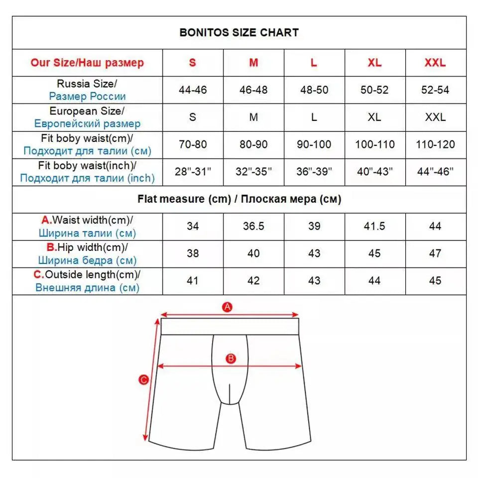 Mens Cotton Boxer Briefs - 3 Pack Comfortable Underwear - ZOOMNSTORE