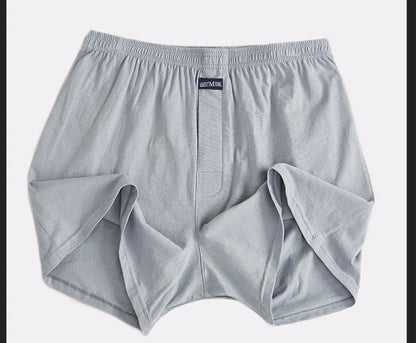 Men's Cotton Boxers – High Waisted Four Corner Breathable Cotton Underwear Shorts - ZOOMNSTORE
