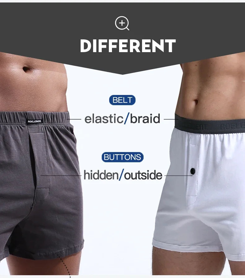 Men's Cotton Boxers - Summer Boxer Shorts | Loose Fit, Breathable & Comfy Underwear - ZOOMNSTORE