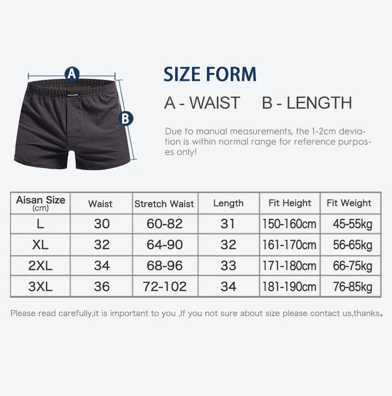 Men's Cotton Boxers - Summer Boxer Shorts | Loose Fit, Breathable & Comfy Underwear - ZOOMNSTORE