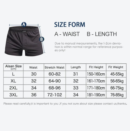 Men's Cotton Boxers - Summer Boxer Shorts | Loose Fit, Breathable & Comfy Underwear - ZOOMNSTORE