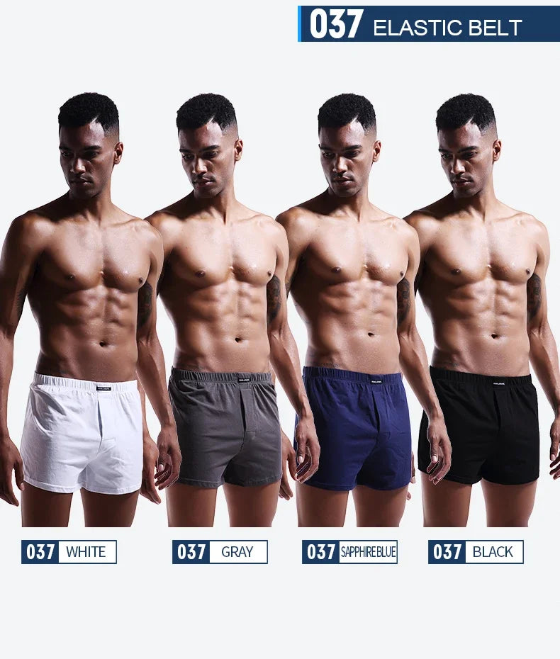 Men's Cotton Boxers - Summer Boxer Shorts | Loose Fit, Breathable & Comfy Underwear - ZOOMNSTORE