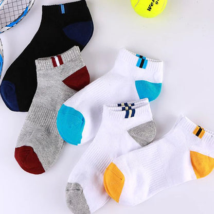 Men's Cotton Socks - 10 Pairs Breathable Mesh Ankle Socks | Casual Sports Lightweight - ZOOMNSTORE