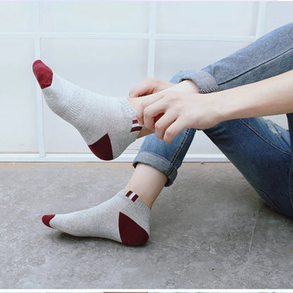 Men's Cotton Socks - 10 Pairs Breathable Mesh Ankle Socks | Casual Sports Lightweight - ZOOMNSTORE
