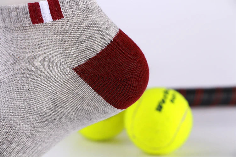 Men's Cotton Socks - 10 Pairs Breathable Mesh Ankle Socks | Casual Sports Lightweight - ZOOMNSTORE