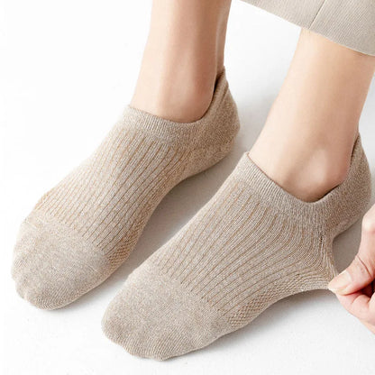 Men's Cotton Socks - 5 Pairs Breathable Mesh Low Cut Sports Socks for Summer - ZOOMNSTORE