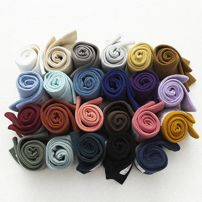 Mens Cotton Knitting Socks - Casual Stretch Ribbed Business Socks - ZOOMNSTORE