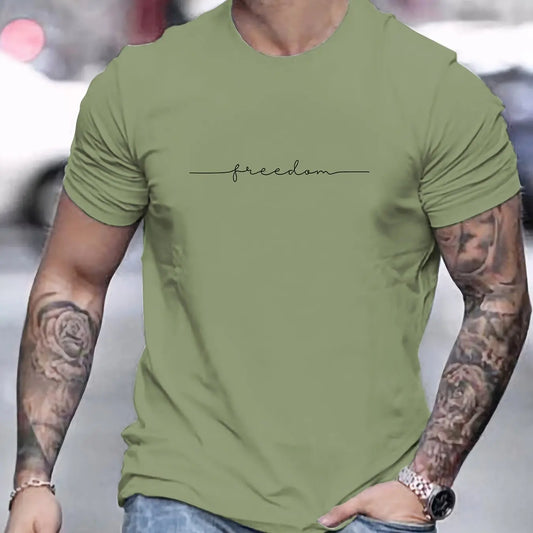 Mens Casual Cotton Graphic T-Shirt - Slim Fit Summer Top - ZOOMNSTORE