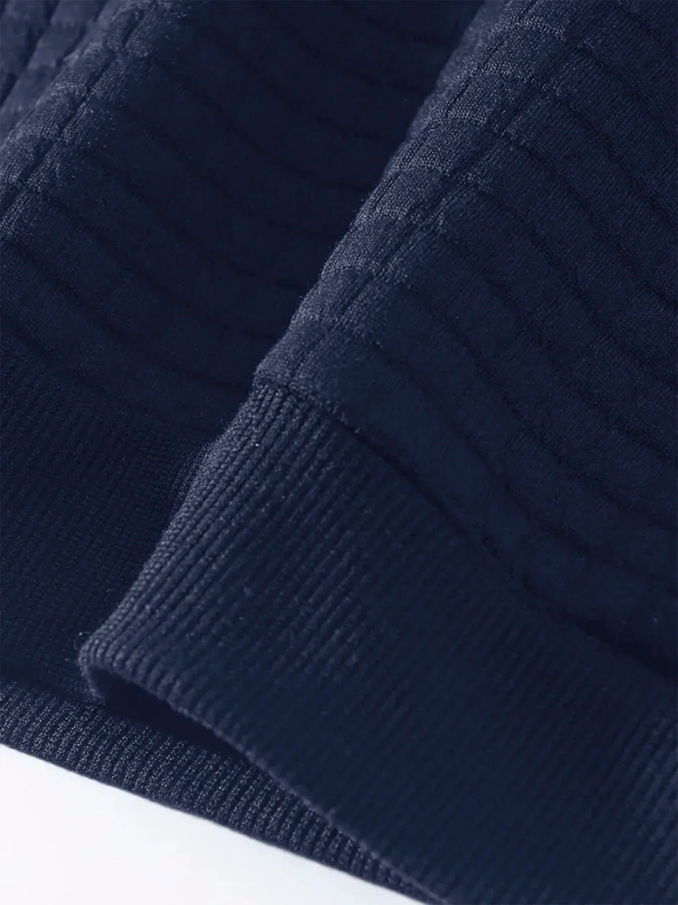 Autumn Men's Crew Neck Pullover Solid Color Casual Jacquard Check Sweatshirt Long Sleeve Warm Slim Sweaters Knitted Streetwear - ZOOMNSTORE
