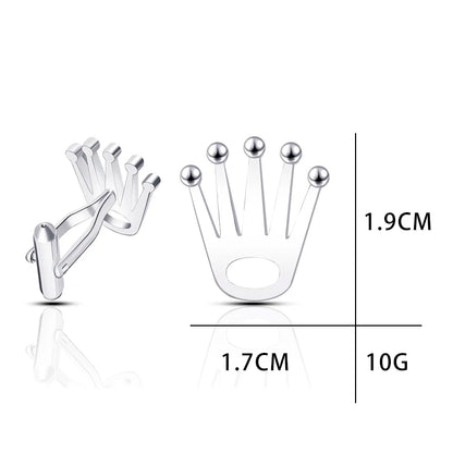 Mens Vola Crown Brass Cufflinks - Gold  Rose Gold Jewelry Accessories - ZOOMNSTORE