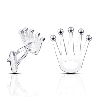 Mens Vola Crown Brass Cufflinks - Gold  Rose Gold Jewelry Accessories - ZOOMNSTORE