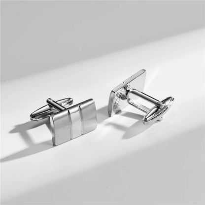 Luxury Cufflinks Set for Men - 4 Pairs Wedding Groomsmen Gift with Box - ZOOMNSTORE