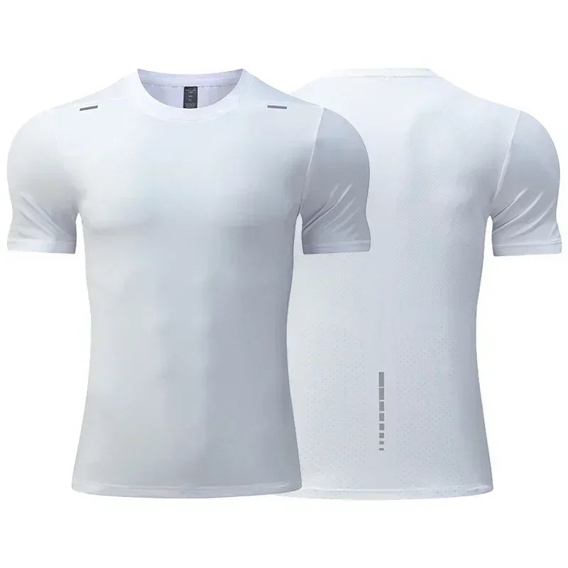 Mens Quick Dry Cycling T-Shirt - Breathable Loose Fit Fitness Top - ZOOMNSTORE
