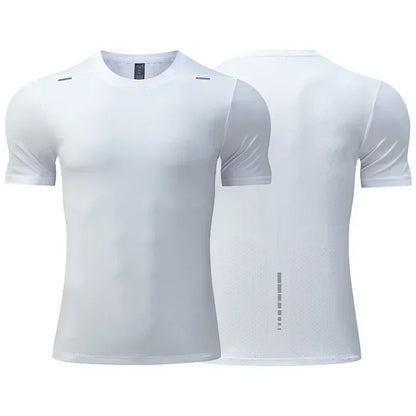 Mens Quick Dry Cycling T-Shirt - Breathable Loose Fit Fitness Top - ZOOMNSTORE