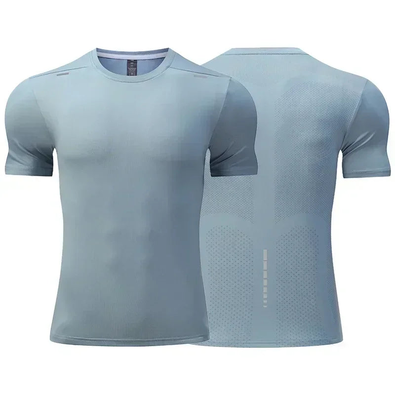 Mens Quick Dry Cycling T-Shirt - Breathable Loose Fit Fitness Top - ZOOMNSTORE
