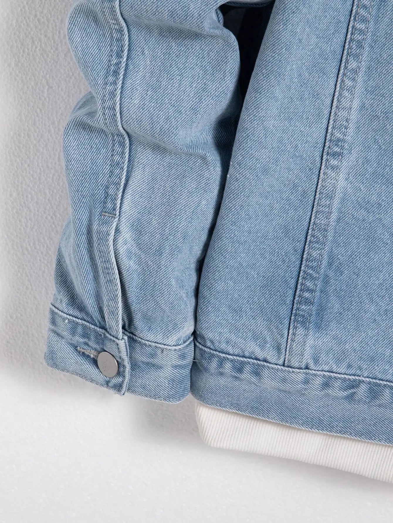 Men's Denim Jacket - Blue Casual Spring & Autumn Outerwear | Durable Cotton Blend - ZOOMNSTORE