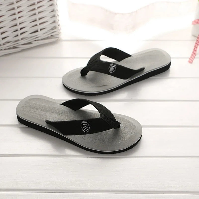 Mens Casual Flip Flops - Non-Slip Summer Beach Sandals - ZOOMNSTORE