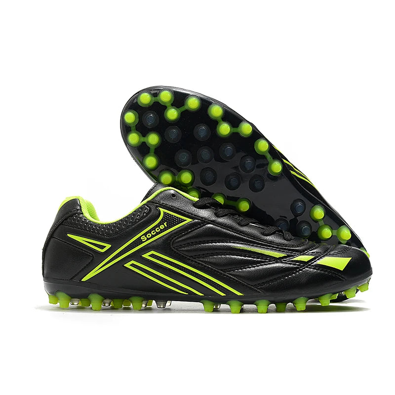 Men's Football Shoes – Lightweight Turf Soccer Cleats with Studded Rubber Sole - ZOOMNSTORE