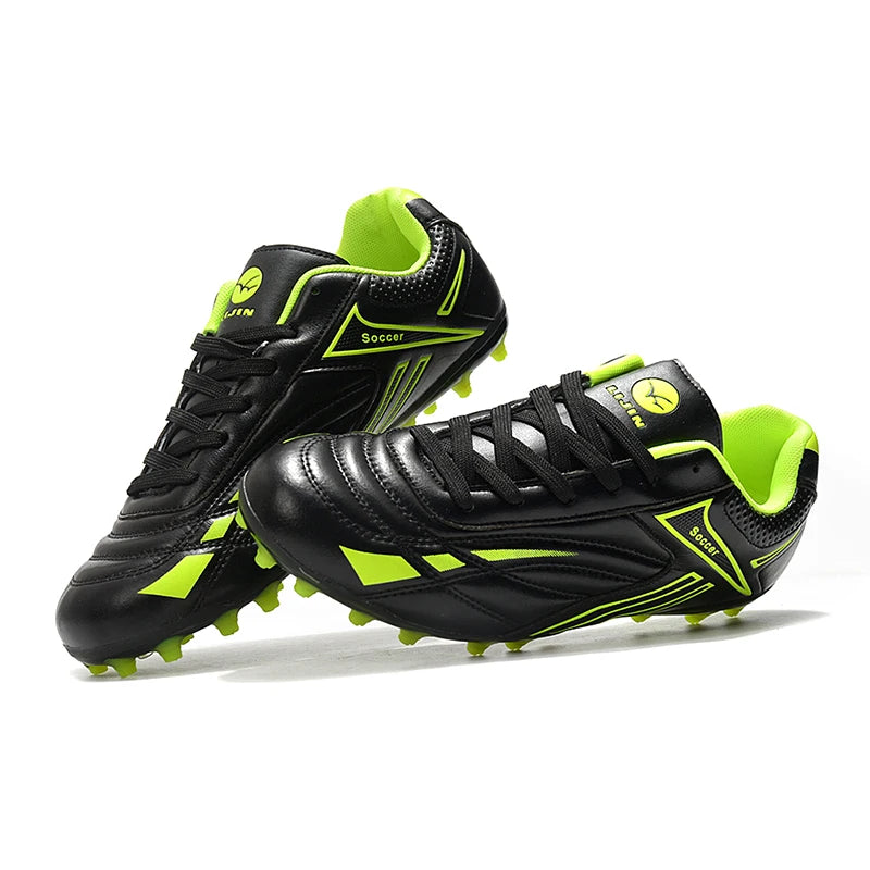 Men's Football Shoes – Lightweight Turf Soccer Cleats with Studded Rubber Sole - ZOOMNSTORE