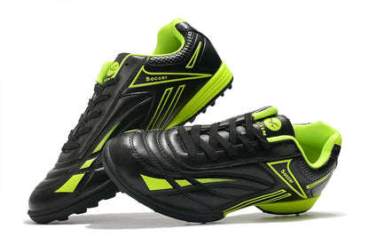 Men's Football Shoes – Lightweight Turf Soccer Cleats with Studded Rubber Sole - ZOOMNSTORE