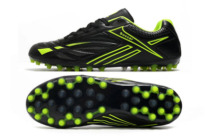 Men's Football Shoes – Lightweight Turf Soccer Cleats with Studded Rubber Sole - ZOOMNSTORE