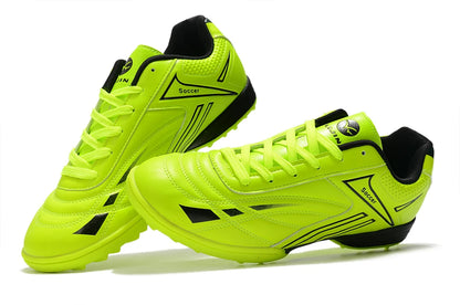 Men's Football Shoes – Lightweight Turf Soccer Cleats with Studded Rubber Sole - ZOOMNSTORE