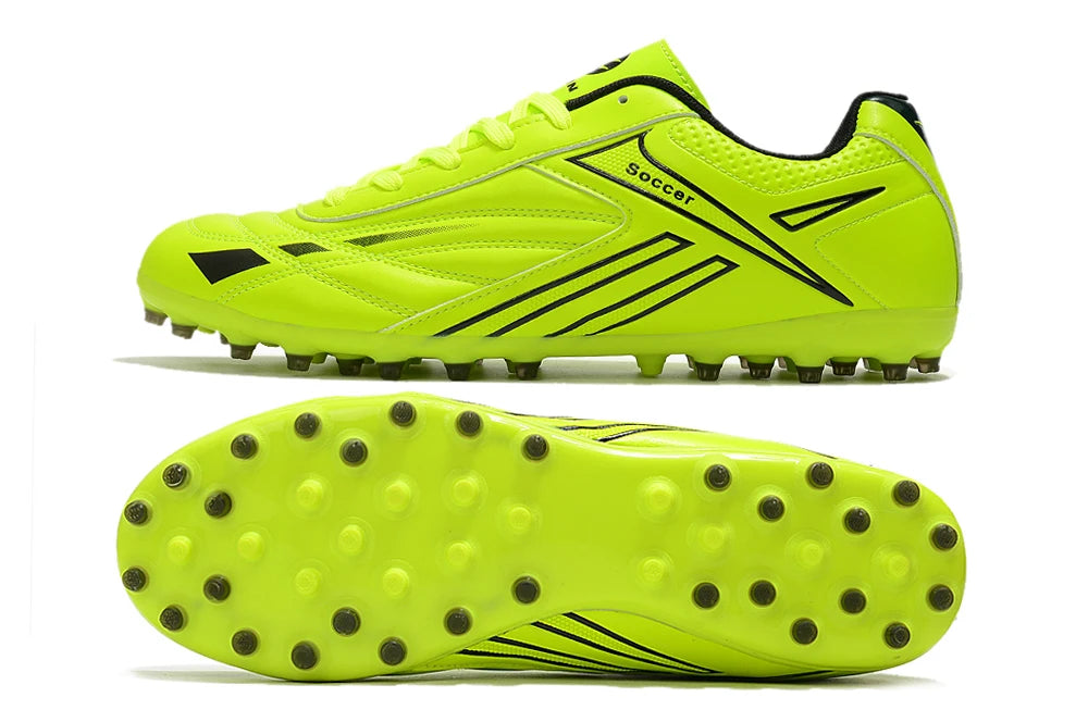 Men's Football Shoes – Lightweight Turf Soccer Cleats with Studded Rubber Sole - ZOOMNSTORE