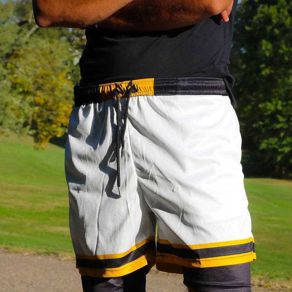 Anime Gym 2-in-1 Shorts - Quick Dry Breathable Performance Workout Shorts for Men - ZOOMNSTORE