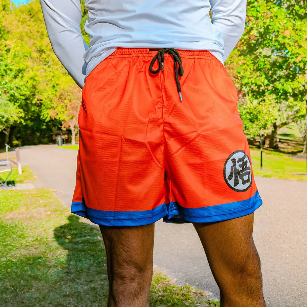 Anime Gym 2-in-1 Shorts - Quick Dry Breathable Performance Workout Shorts for Men - ZOOMNSTORE