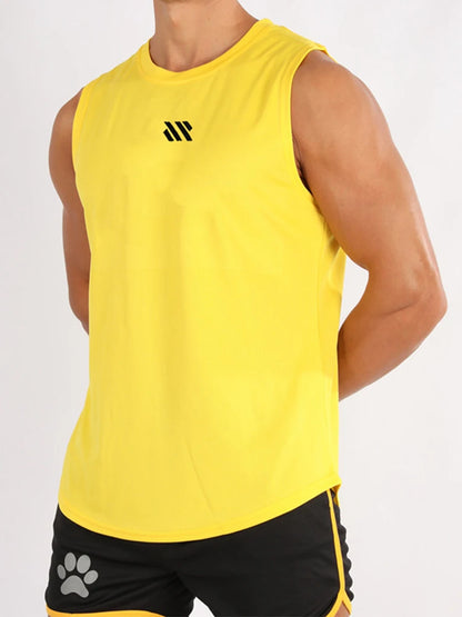 Mens Gym Tank Top - Sleeveless Quick-Drying Fitness Vest - ZOOMNSTORE