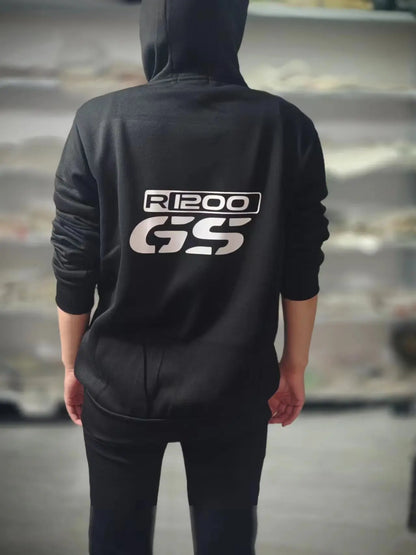 Men's Hooded Sweatshirt - Zipper Fleece Hoodie With Cotton Polyester Blend - ZOOMNSTORE