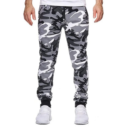 Men's Jogging Pants - Camouflage Drawstring Waist Large Size Casual Sportswear - ZOOMNSTORE