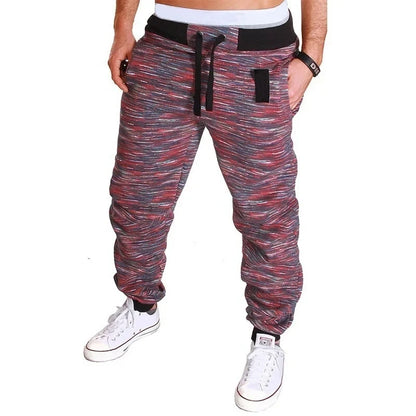 Men's Jogging Pants - Camouflage Drawstring Waist Large Size Casual Sportswear - ZOOMNSTORE