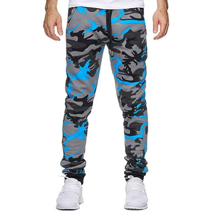 Men's Jogging Pants - Camouflage Drawstring Waist Large Size Casual Sportswear - ZOOMNSTORE