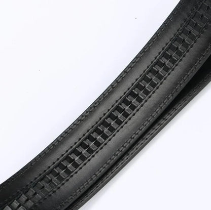 Men's Leather Belt - Business Casual PU Strap | High Quality Suit Pants Belt Without Buckle - ZOOMNSTORE