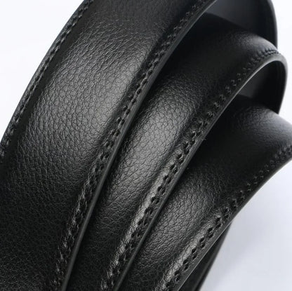 Men's Leather Belt - Business Casual PU Strap | High Quality Suit Pants Belt Without Buckle - ZOOMNSTORE