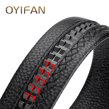 Mens Casual Cowhide Belt - High-Quality Alloy Buckle - ZOOMNSTORE