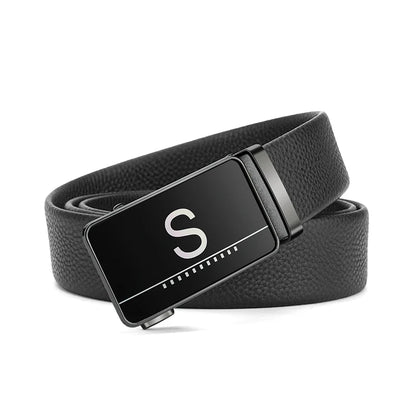 Mens Casual Cowhide Belt - High-Quality Alloy Buckle - ZOOMNSTORE