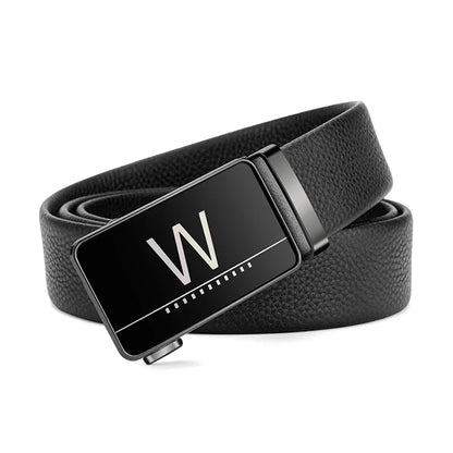 Mens Casual Cowhide Belt - High-Quality Alloy Buckle - ZOOMNSTORE