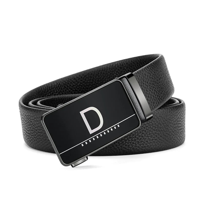 Mens Casual Cowhide Belt - High-Quality Alloy Buckle - ZOOMNSTORE