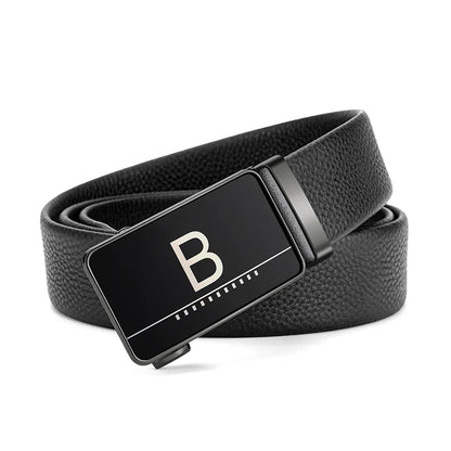 Mens Casual Cowhide Belt - High-Quality Alloy Buckle - ZOOMNSTORE