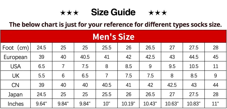 Men's Long Socks Pack - 5 Pairs Striped & Solid Black Cotton Crew Socks | Comfortable Plus Size EU40-47 - ZOOMNSTORE