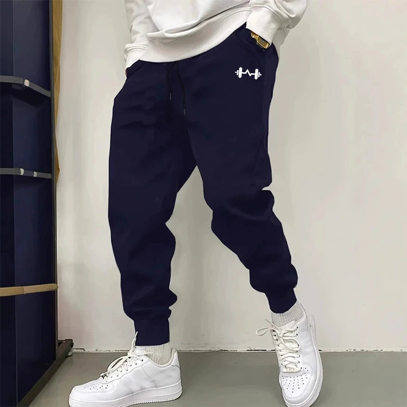 Men's Lounge Pants - Tapered Fit Joggers With Drawstring Waist & Pockets - ZOOMNSTORE