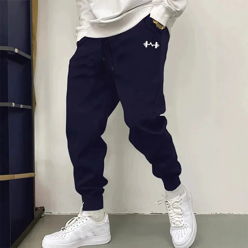 Men's Lounge Pants - Tapered Fit Joggers With Drawstring Waist & Pockets - ZOOMNSTORE