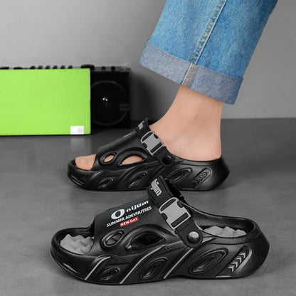 Men's Massage Slippers - Summer Soft Sole Sandals | Comfortable EVA Slides - ZOOMNSTORE