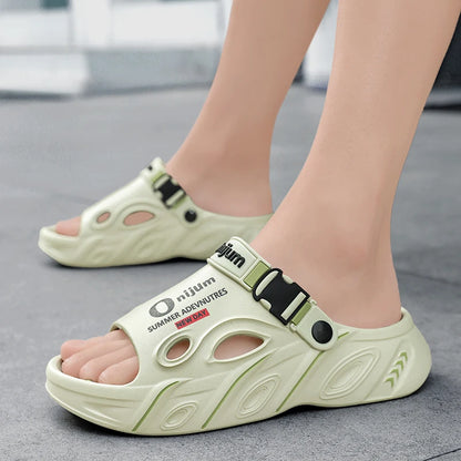 Men's Massage Slippers - Summer Soft Sole Sandals | Comfortable EVA Slides - ZOOMNSTORE