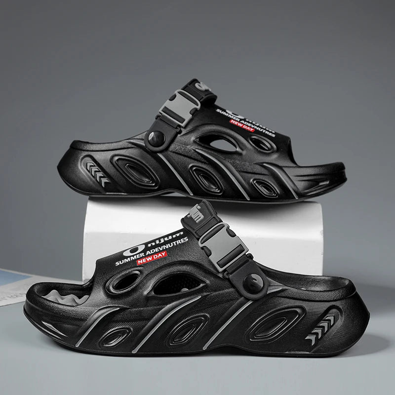 Men's Massage Slippers - Summer Soft Sole Sandals | Comfortable EVA Slides - ZOOMNSTORE